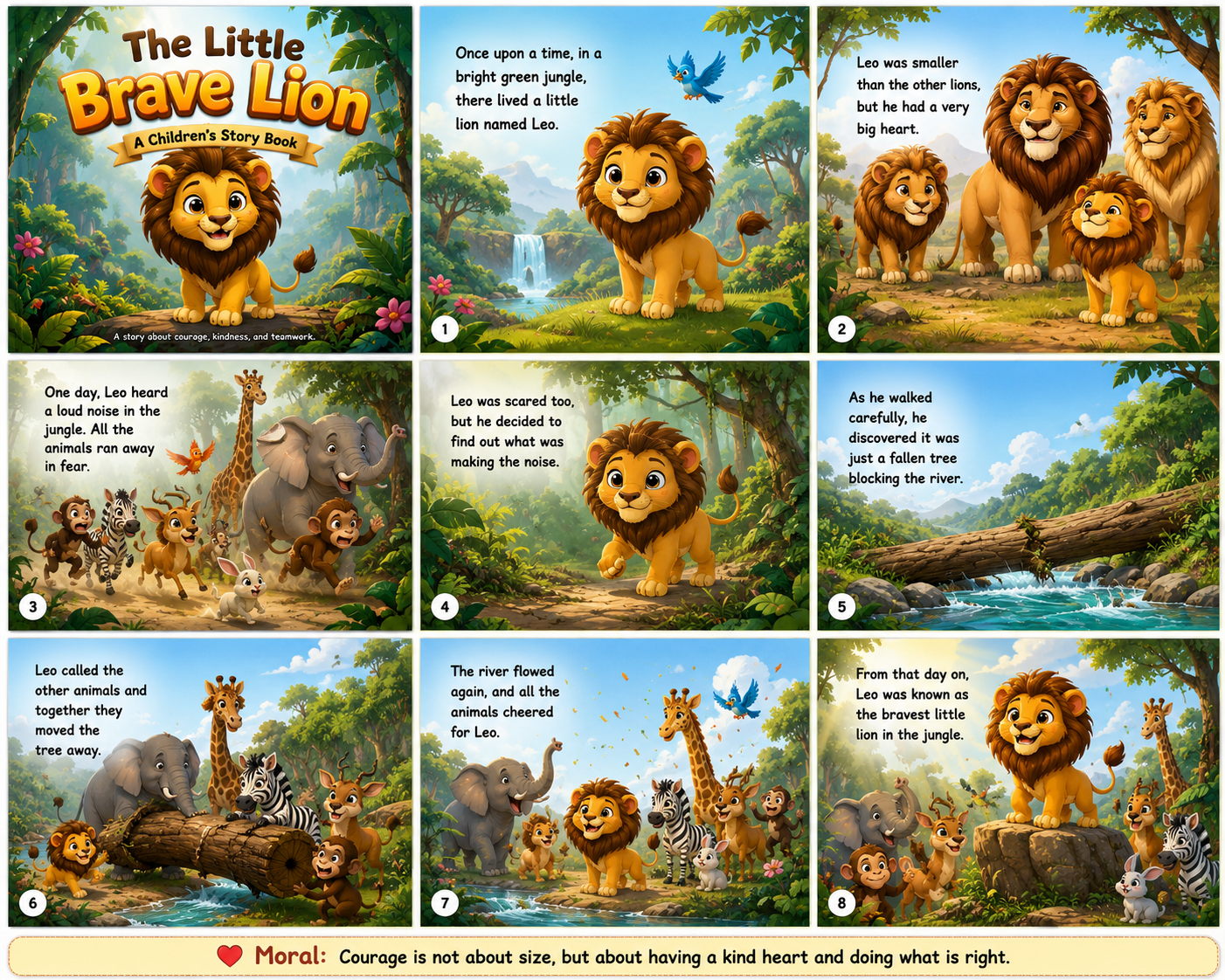 The Little Brave Lion